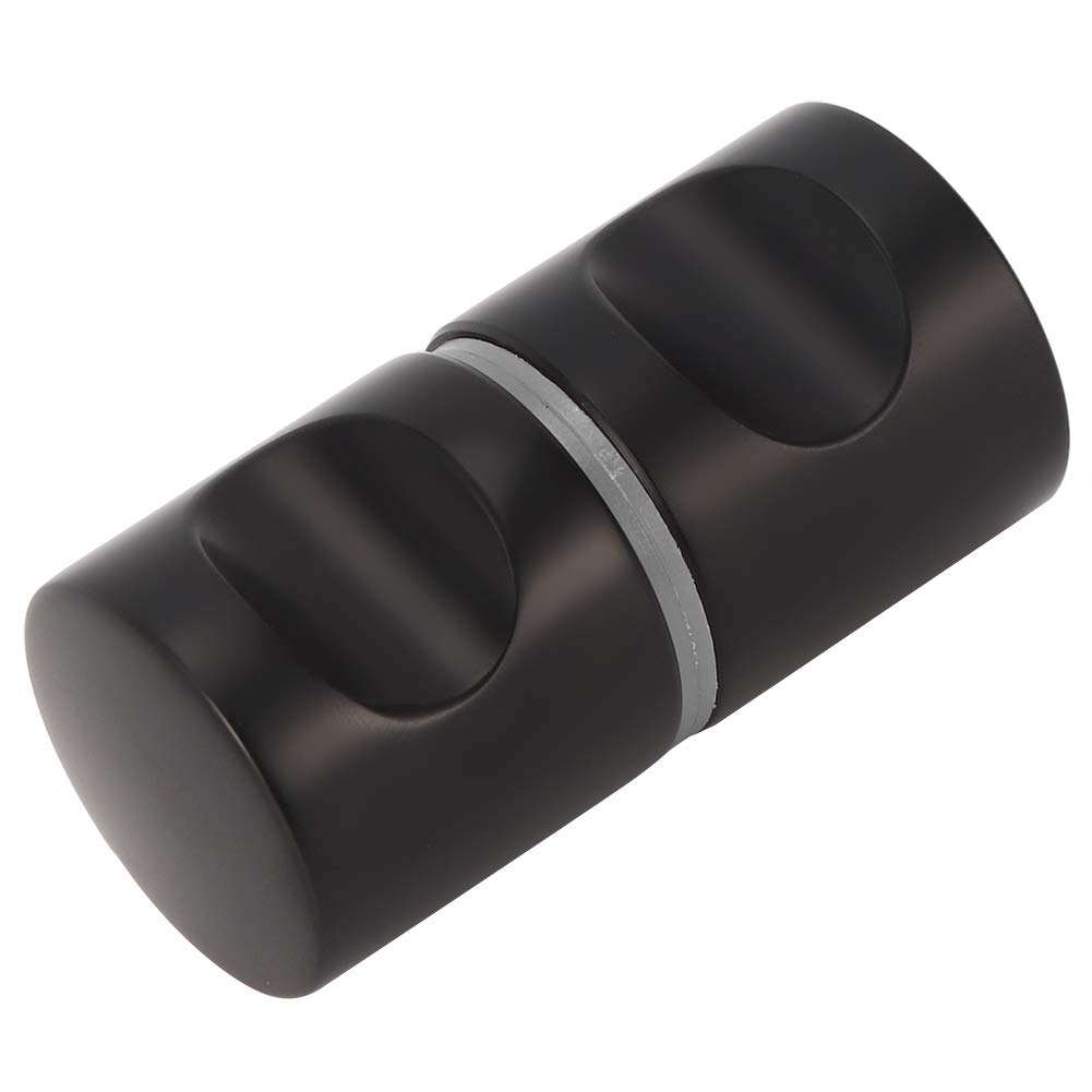 Door Handle,Aluminum Alloy Single Hole Glass Door Handle Hardware for Home Bathroom Showcase Shower Room 5