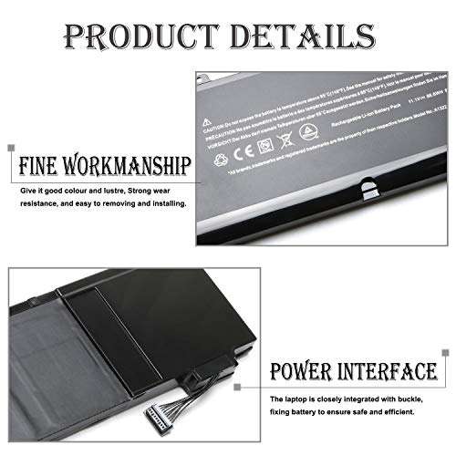 VUOHOEG A1322 A1278 Laptop Battery Replacement for Apple MacBook pro 13 inch Mid 2012 Early 2011 Late 2011 Mid 2010 2009 ; MB990LL/A MB991ll/A MC374ll/A MC375LL/A MC700ll/A MD101LL/A Laptop Batteries 2