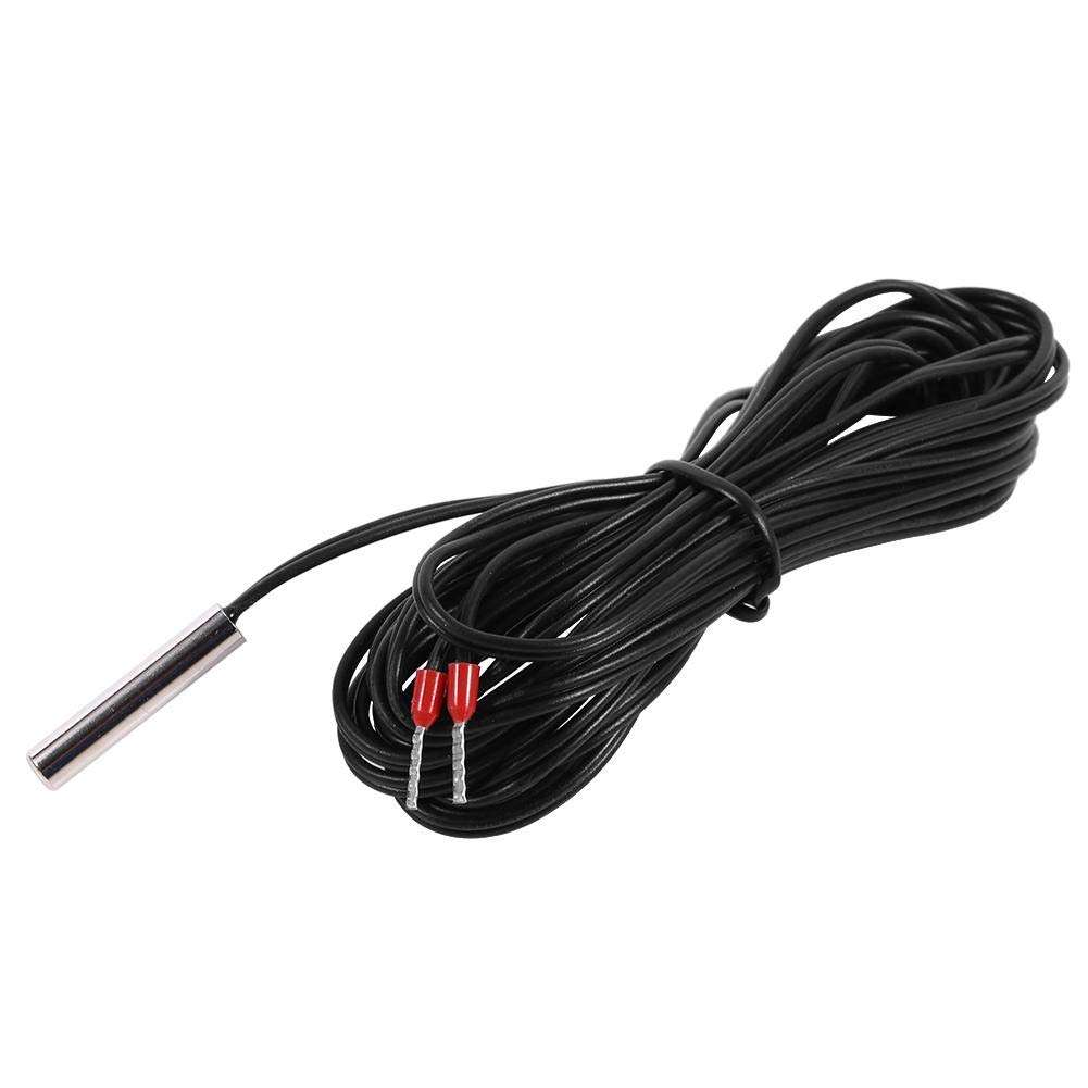 Digital LCD Display Room Temperature Controller Thermostat NTC Sensor Touch Screen LCD Programmable Thermostat Intelligent Temperature Controller Home Use(Black) 4