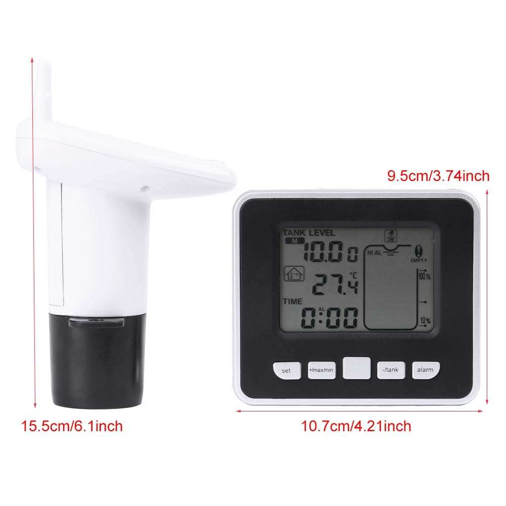OhhGo Water Tank Sensor, Monitors Tank Liquid Depth Level 3.3 Inch LED Display Supports Tank Liquid Empty Alert 6