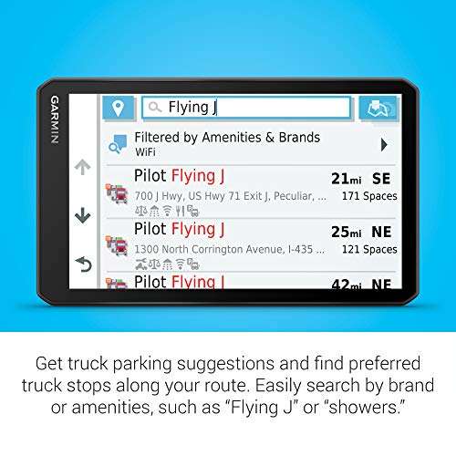 Garmin 010-02313-00 dezl OTR700, 7-inch GPS Truck Navigator, Easy-to-Read Touchscreen Display, Custom Truck Routing and Load-to-Dock Guidance 6