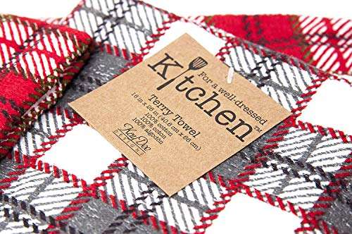 Kay Dee Kitchen Terry Towels 2pc Set Cabin Moose Bear Mountain Life Value Set 2