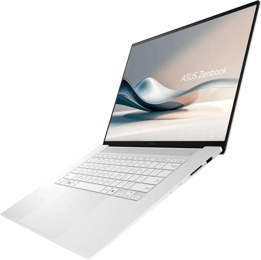 ASUS 2025 Zenbook S 16” 2880x1800 Touchscreen Laptop 10-Core AMD Ryzen AI 9 365 AMD Radeon 880M Graphics 24GB LPDDR5 1TB NVMe SSD USB-C w/DP WiFi BE BT Webcam HDMI2.1 Backlit KB Windows 11 Home 3