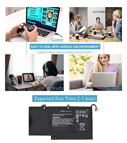 BE•SELL 43Wh New NP03XL Laptop Battery for HP Pavilion X360 15-U011DX 15-U010DX 13-A010DX 13-a013cl 13-A110DX HP Envy 15-u010dx 15-u011dx 760944-421 HSTNN-LB6L - 12 Month Warranty 6