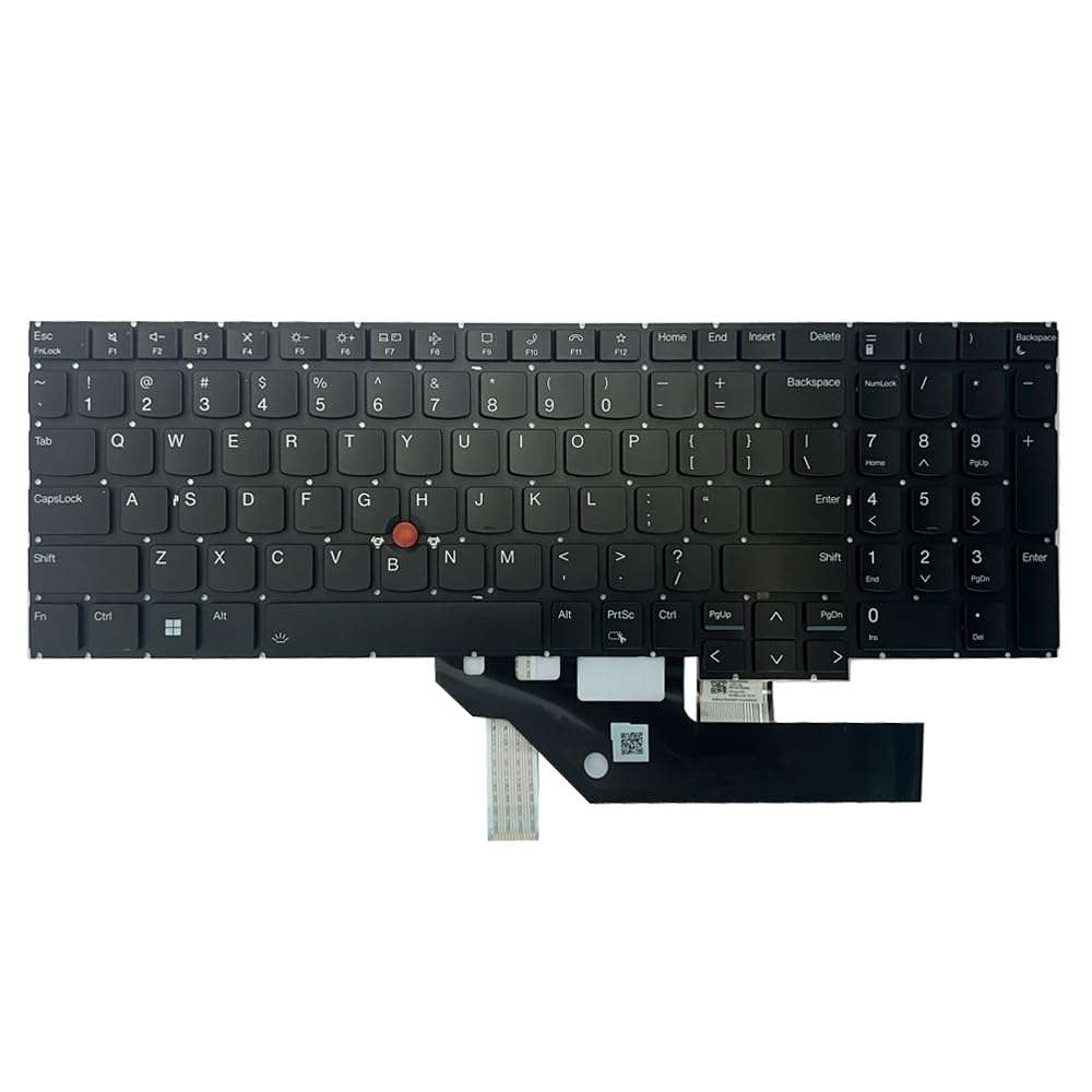 Jintai US Backlight Backlit Keyboard Replacement for Lenovo ThinkPad E16 Gen 1 21JN 21JQ