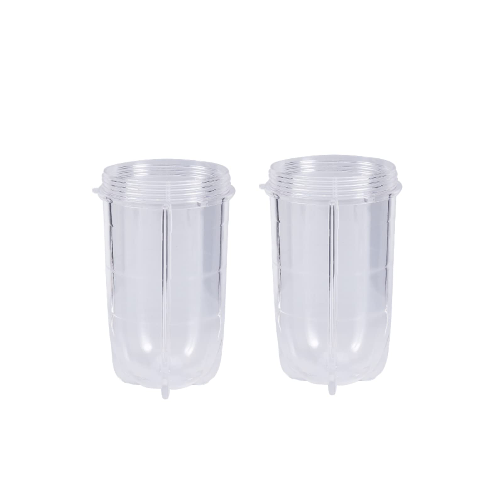2Pcs Plastic Juicer Cup Replacement Parts, Blender Cup Replacement Replacement Blender Mixer Replacement Parts Clear Cup for Juicer(L) 1