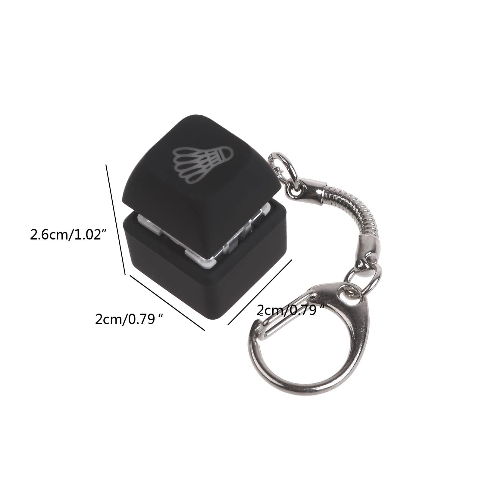 1PC LED Switch Tester Key Cap Keychain for Mechanical Keyboard Toy Stress Relief Gift Shaft Tester Tester Tool Mechanical Key Tester 4