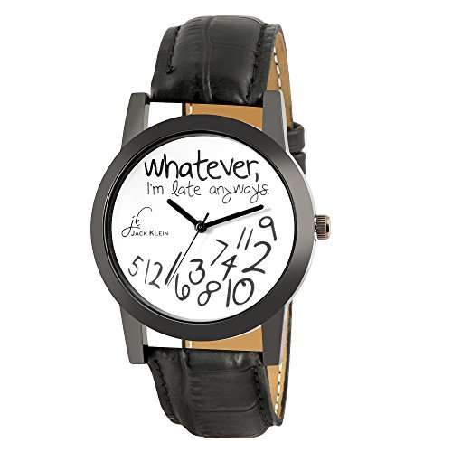 Jack Klein Black N White Graphic Wrist Watch