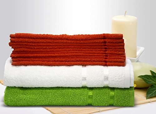 Story@Home Combo Set of 12 Piece 100% Cotton Towel Soft Bath Face Hand Towels Multicolour 1