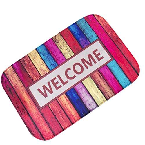 WorldCare® A Welcome Door Kitchen Carpets Memory Foam Bathroom Absorbent Non-Slip (A) 1