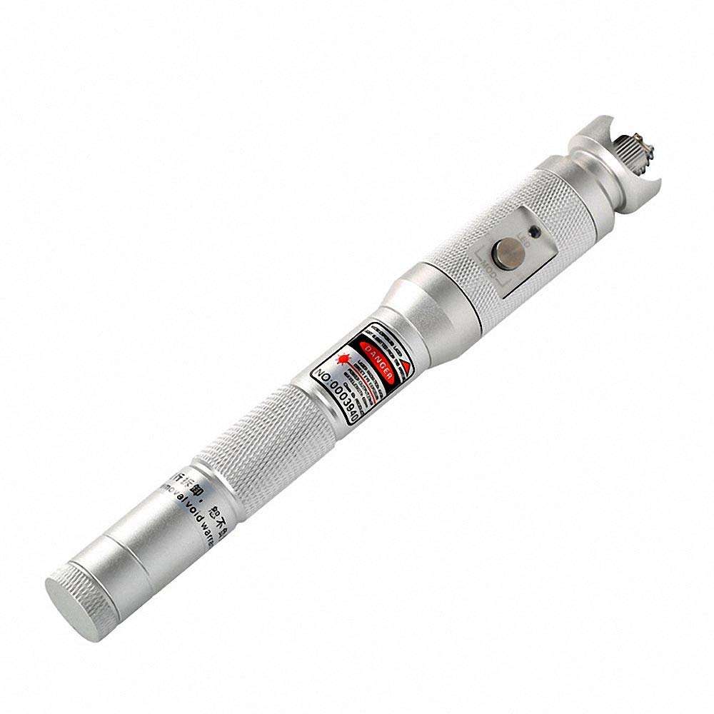 FASO Visual Fault Locator Fiber T-104 Optic Cable Tester Meter Miles for CATV Telecommunications Engineering Maintenance 10/20/30mW All-metal Pen Body 2.5mm FC/SC/ST Connector (20mW) 3