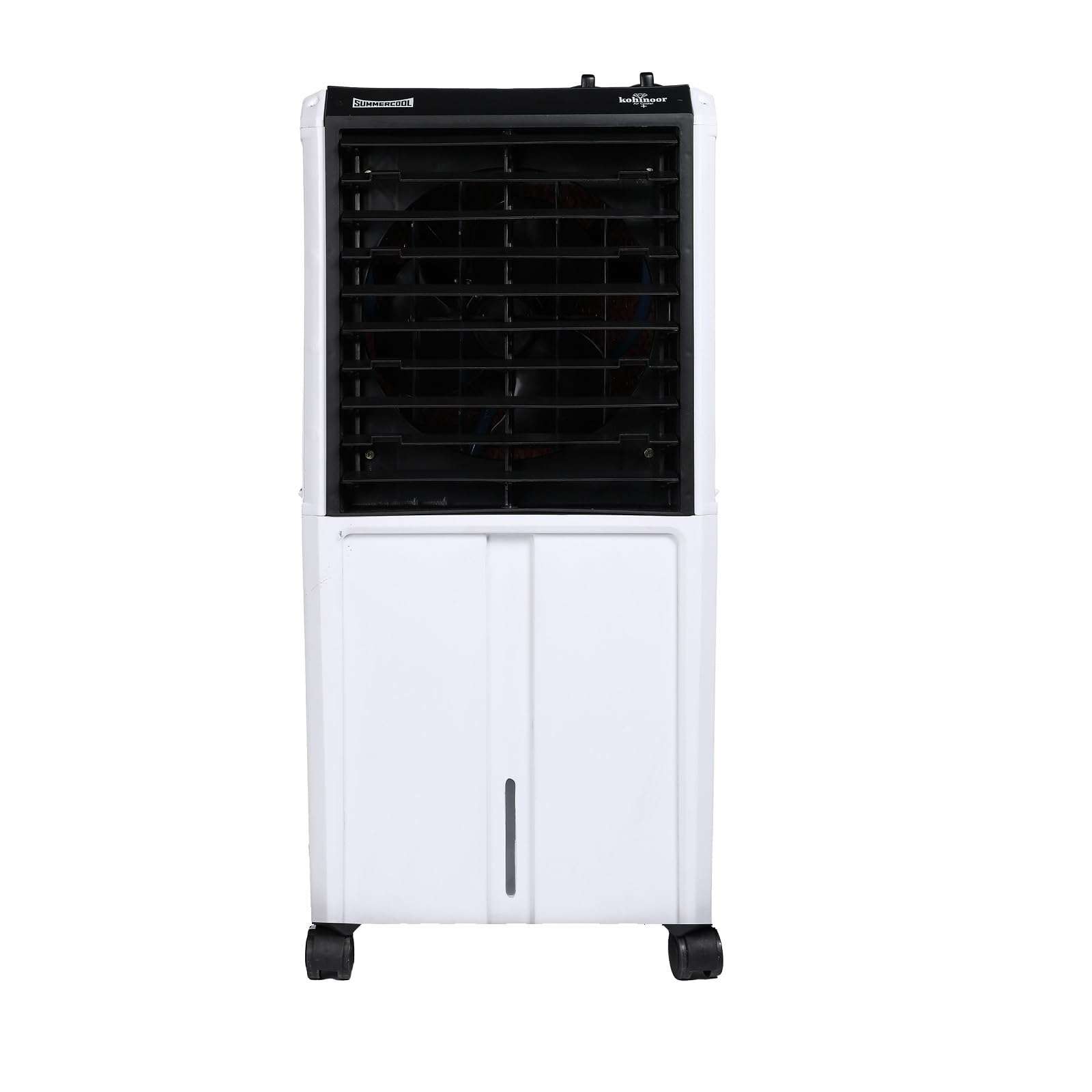 SUMMERCOOL Kohinoor 65L Desert air cooler with wheel for Room | High Speed Fan | 25ft powerful air throw | Inverter Compatible | HoneyComb| Collapsible Louvres | 1 year warranty| White (65 Lts) 1