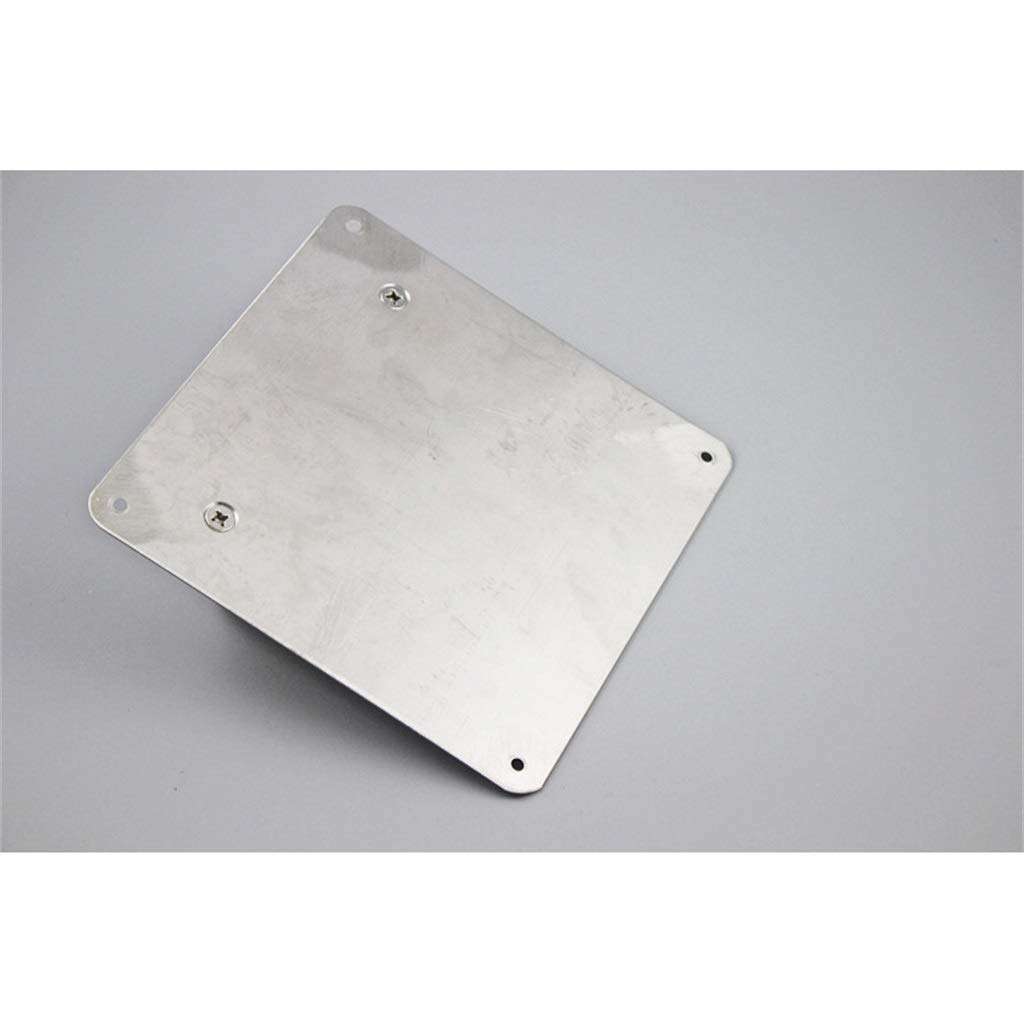 AWCPP Stainless Steel Base Handle, Fire-Proof Door Wooden Door Metal Door Square Push-Pull Bottom Plate Door Hardware Door Handle 5