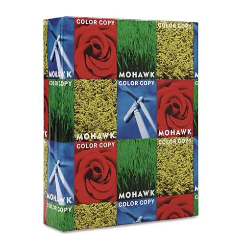 Mohawk 54301 Copier 100% Recycled Paper, 94 Brightness, 28lb 8-1/2x11, PC White, 500 Sheets
