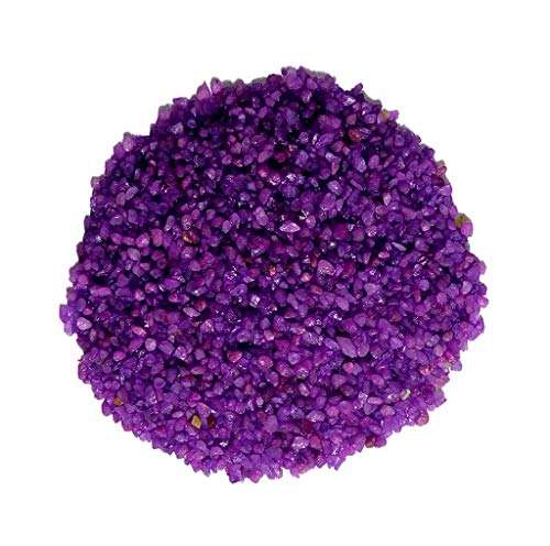 Ohhsome 25Kg Violet/Purple Sand Stones Sugar Type for Aquarium Terrarium Garden Play Area [25Kg]