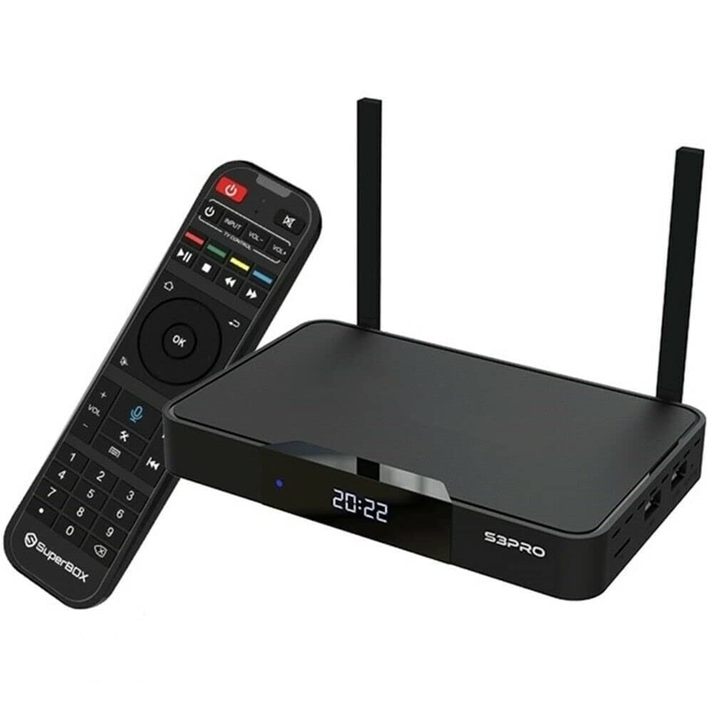 Superbox S3 Pro New Model 2022 Android 9 2GB+32GB Dual Band WiFi 3