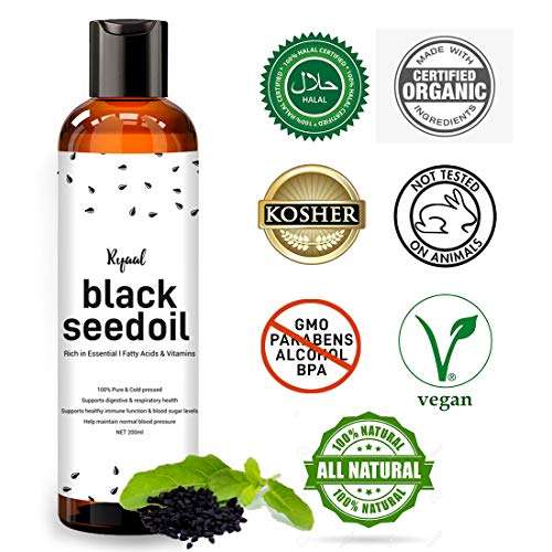 Ryaal Black Seed Oil Kalonji Oil Nigella Sativa 100% Pure Cold Pressed No Additives For Hair Fall (200ML) 2