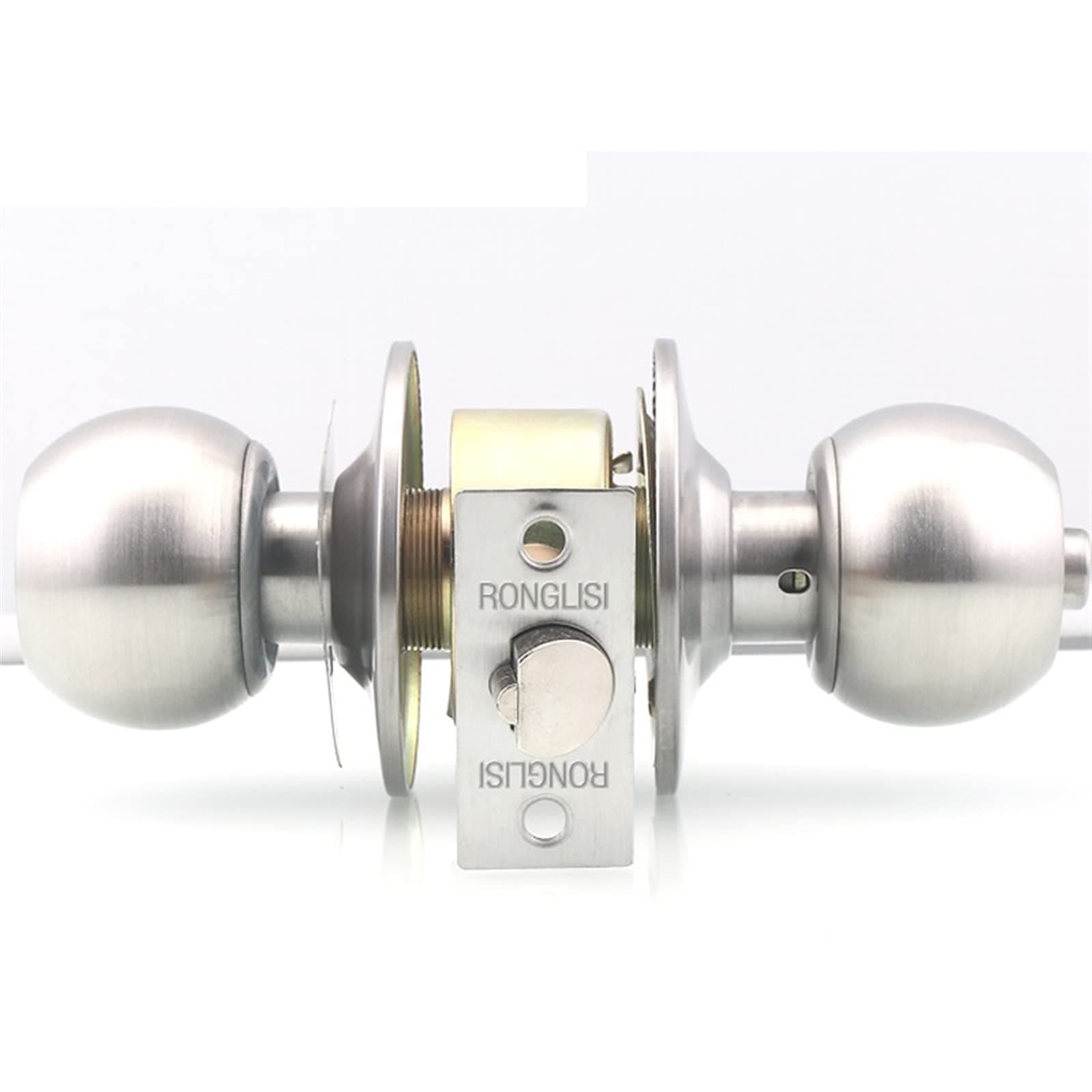 NHOSS Handle Door Lock with Spring Bolt for Bathroom Bedroom Office Women Bag Shop Wooden Door Hardware 1Pcs 3