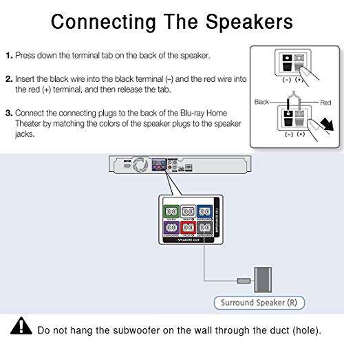 10M/32.8FT AH81-05323A Speaker Wire fit for Samsung Surround Right Speaker (Grey) 5