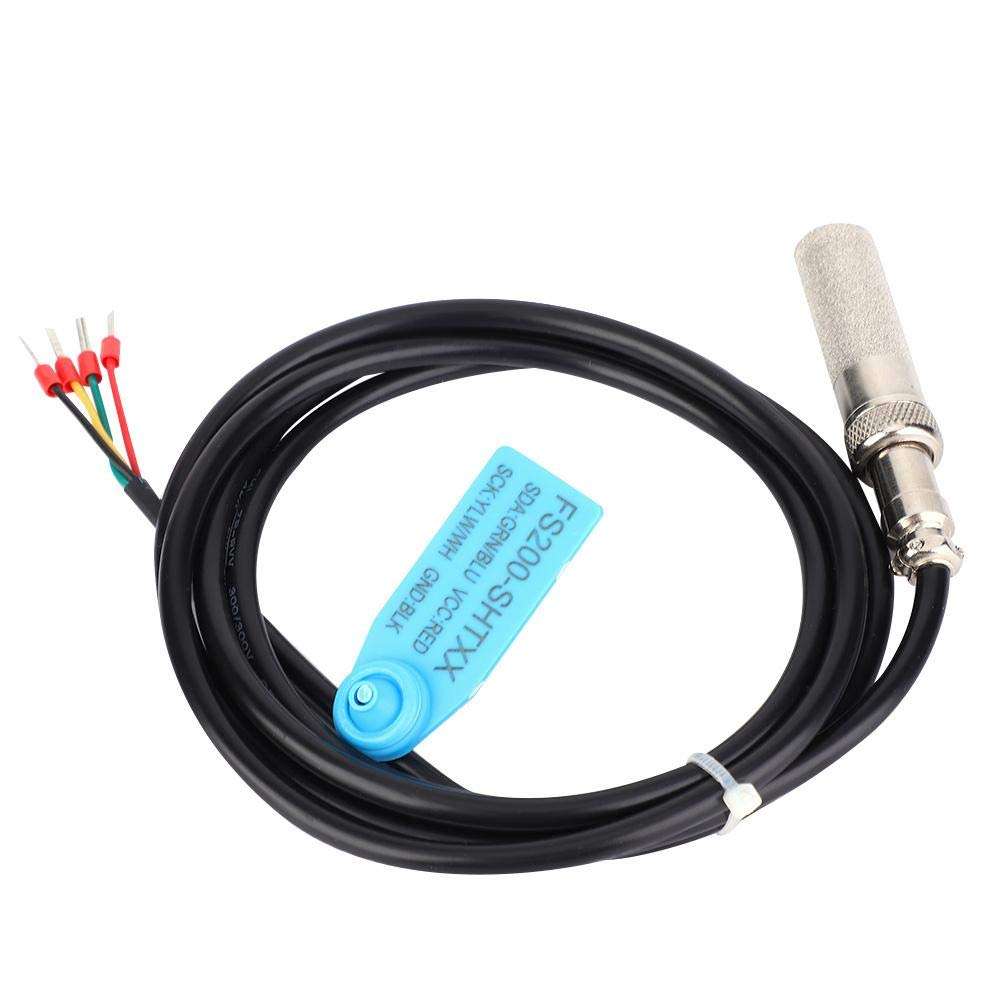 FS200-SHT2X Soil Sensor, Soil Moisture Sensor Meter High Accuracy Low Consumption I2C Output Humidity Sensor, Soil Temperature and Humidity Sensor Probe(SHT20) 2