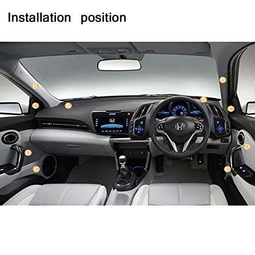 System 1-Inch Tweeter Kit Car Tweeter Speaker Silk Dome Tweeters Audio Component Tweeters Premium Speaker Original Sound Playback Simple to Install 6