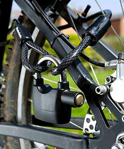 Gadget Hero's Anti Theft Motion Sensor Alarm Lock. Security Smart Padlock Siren for Home Office Bike Bicycle Shop 6