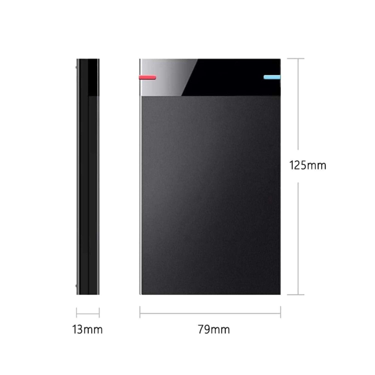 1TB Ultra Slim Portable External Hard Drive USB3.0 HDD Storage for PC, Desktop, Laptop, MacBook, Chromebook, Xbox One.(V-G)(k) 6