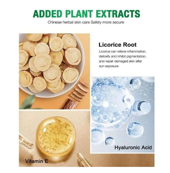 Earthly® Licorice Root Face Formula | Brightening | Dark Spot Remover | Anti-Aging & Glow Booster for All Skin Types | Natural Vegan Wrinkle Reducer | 30ML 6