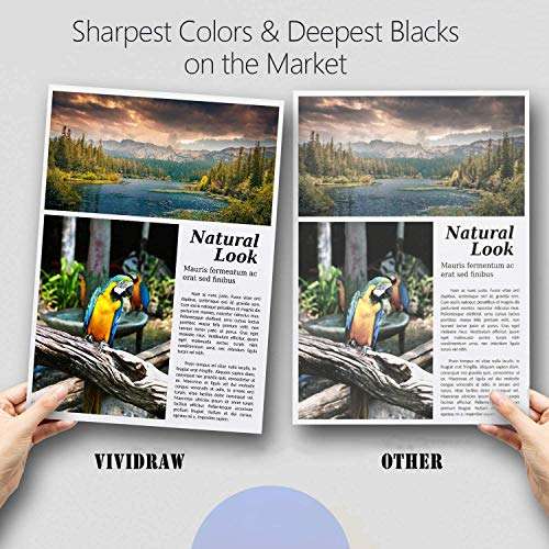 VIVIDRAW Compatible Ink Cartridge Replacement for HP 564XL Ink Cartridges Combo Pack for Photosmart 7520 5520 7525 7510 6520 Premium C309a C410a Officejet 4620 Deskjet 3520 Printer(10PACK) 4