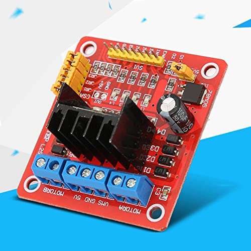 H Bridge Motor Driver, Motor Driver Module, L298N H Bridge DC Stepper Motor Driver Module Motor Controller Board, Electric Motor Controls 2