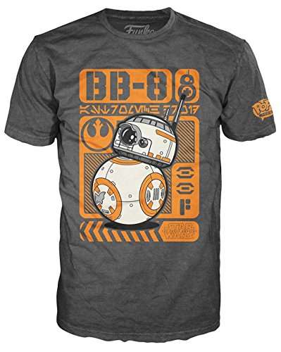Star Wars The Force Awakens Funko POP Movie Poster BB-8 Adult T-Shirt 2