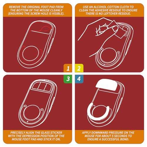 YIMAGUJRX Glass Mouse Skates for Logitech G 502 Lightspeed Wireless,Fastest and Smoothest Mouse Feet/Skates (Black Print) 5