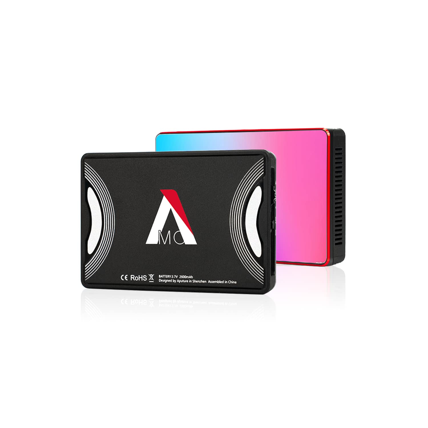 Aputure MC Aputure Amaran AL-MC RGB Led Video Light TLCI/CRI 96+ RGB 0-360 Full Color 3200-6500K Adjustable 0-100% Stepless Dimming CCT/HSI/FX Mode Built-in Lighting Effect App Control Wireless Charge 1