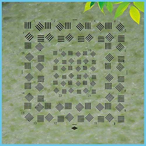 Ubersweet® Microscope Accessory Optical Resolution Test Board Positive D=25mm 3