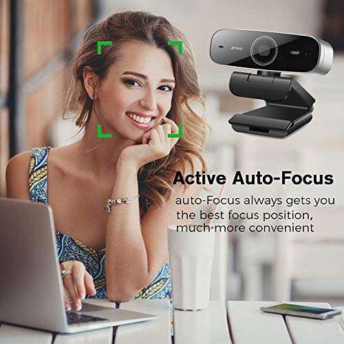 60Fps Autofocus Webcam-HD 1080P Computer Camera With Microphone For Desktop,Streaming Webcam with Beauty Effect For Gaming Conferencing,Web Camera Mac Windows PC Laptop Xbox Skype OBS Twitch YouTube 3