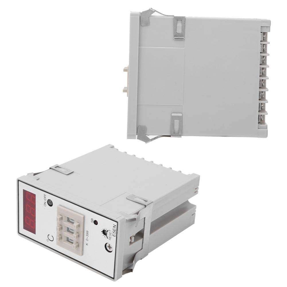 Digital Temperature Controller 0-399°C K-Type Thermostat 220VAC,for Heating Furnaces,Ovens,Industrial Boilers,Furnaces, Petrochemicals 5