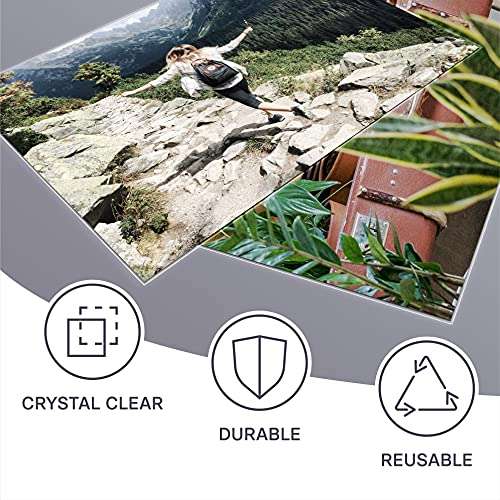Jot & Mark 4x6 Photo Sleeves (200 Count) - Crystal Clear Archival Plastic Sleeves with Self Adhesive Resealable Flap - Picture Protector 5