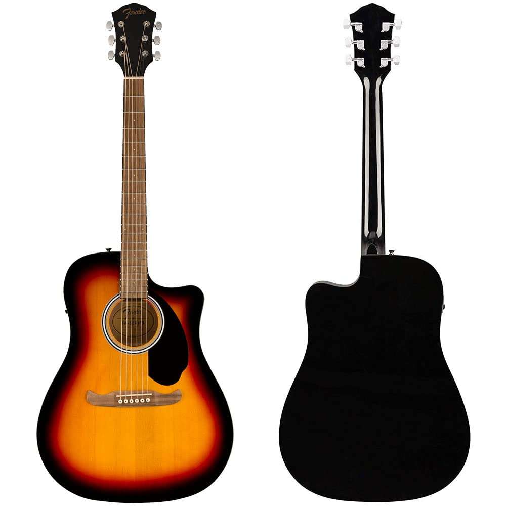 Fender Acoustic Guitar Dreadnought Cutaway Electronics FA-125CE Sunburst 972713532 3