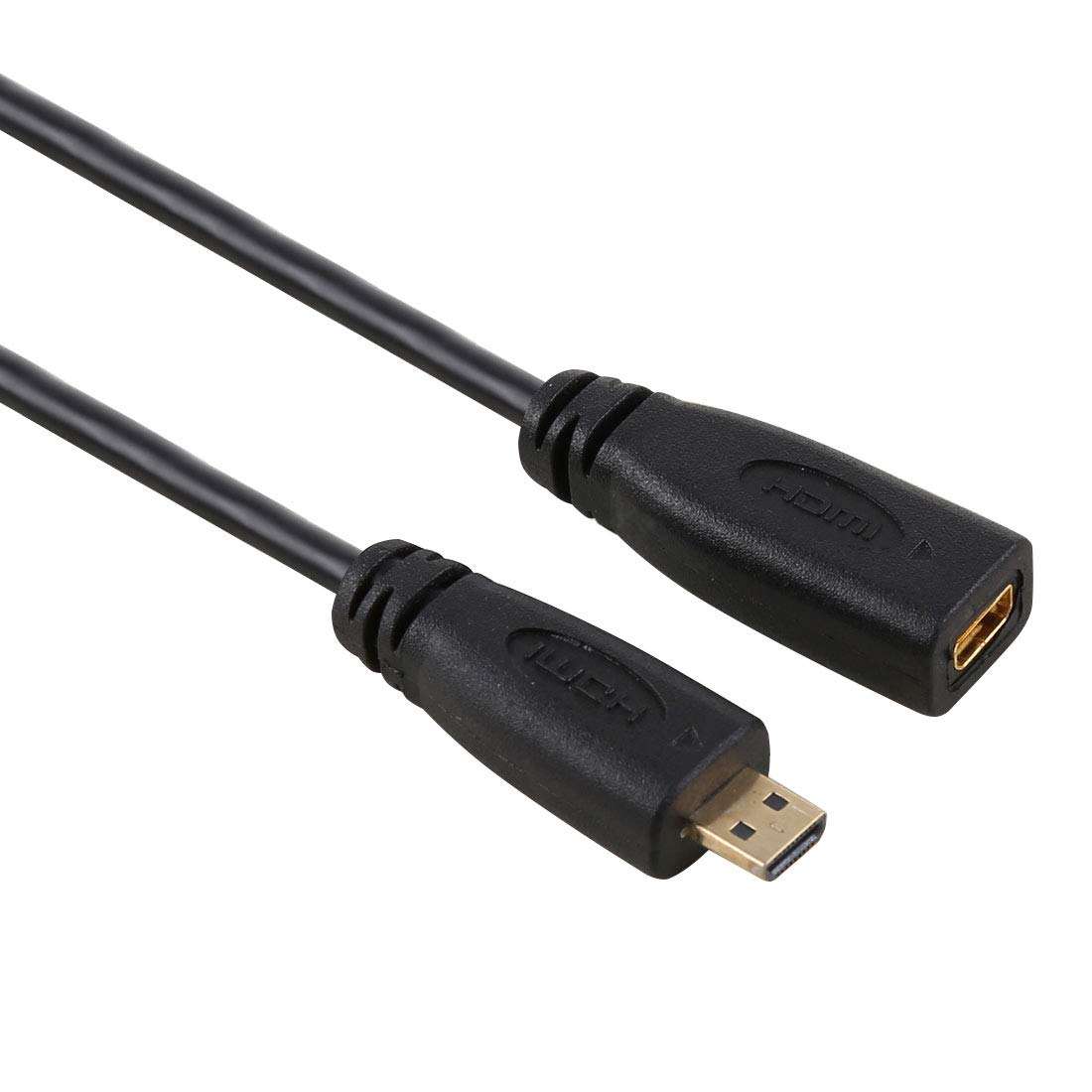 chenyang HDMI 1.4 Type D Micro HDMI Male to Micro HDMI Female HDMI Extension Cable 4K 60hz for Camera 5