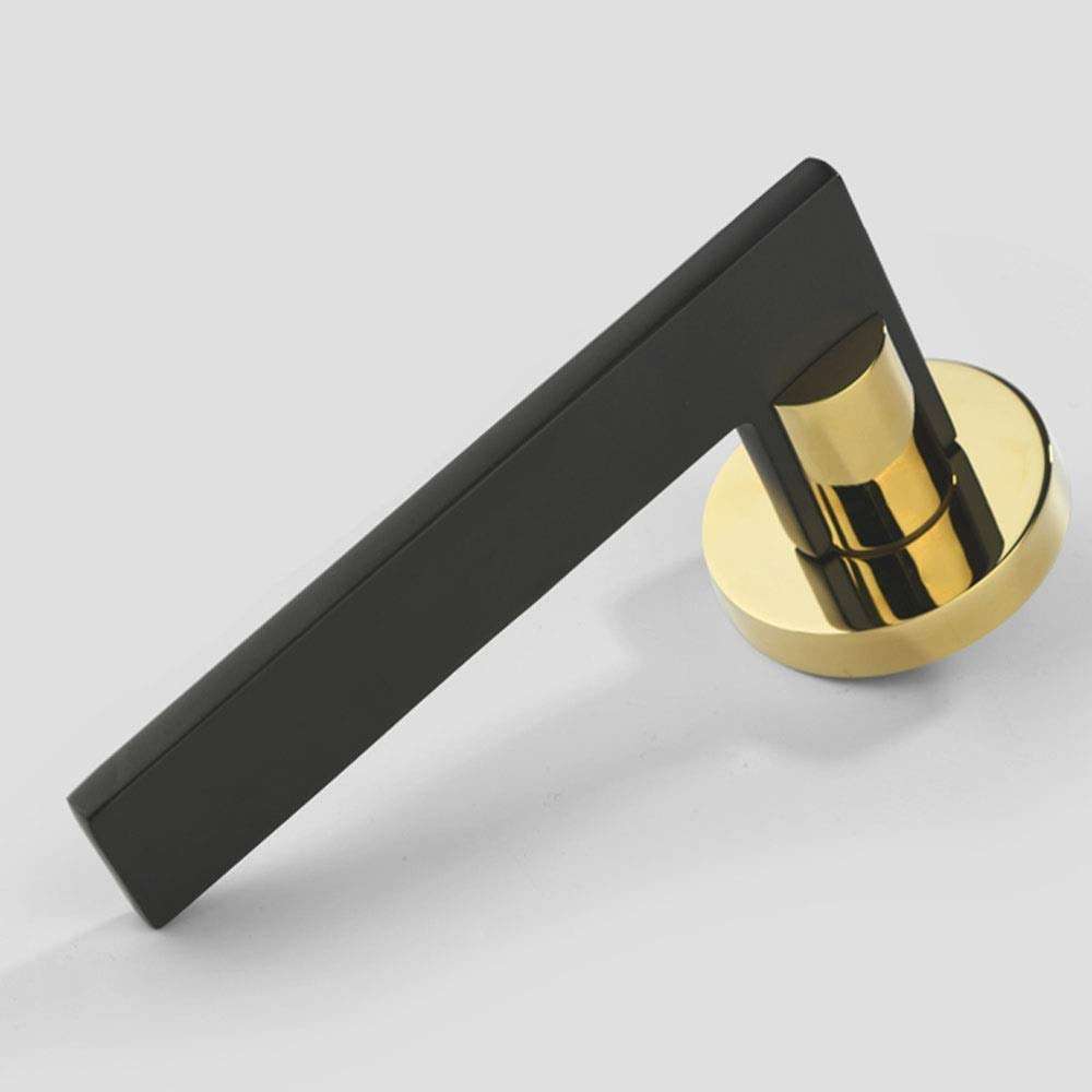 Toy Door Hardware Privacy Door Lever Door Handle Sets Reversible for Right/Left Side Interior Door Handles for Bathroom Bedroom and Office 5