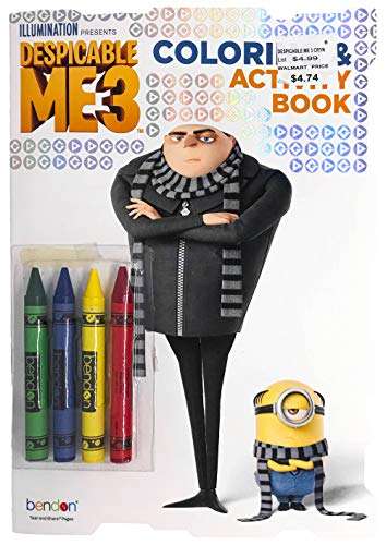 Bendon Kids Children Nickelodeon Disney Assorted Characters Theme Coloring & Activity Books (Minions) 2