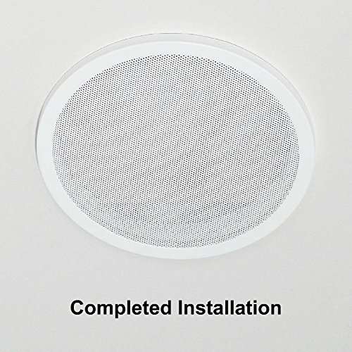 Reliable Hardware Company RH-4002-6.5-2-A White Surface Mount 6-1/2" Speaker Covers, Pair 4
