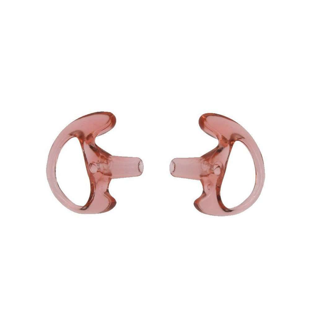 FANVERIM 2 Pack Left Medium Semi Custom Flexible Open Ear Insert Ear Mold for Two-Way Radio Audio 1