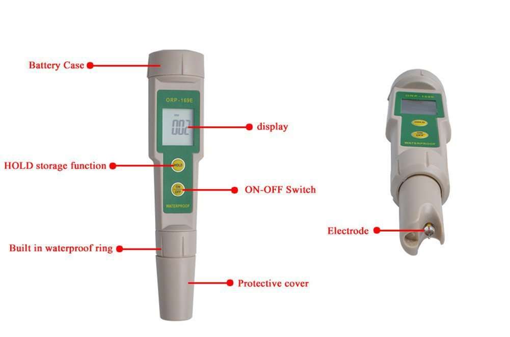 ORP Tester Redox Water Quality pH Measurement Test Tool ORP Meter 4