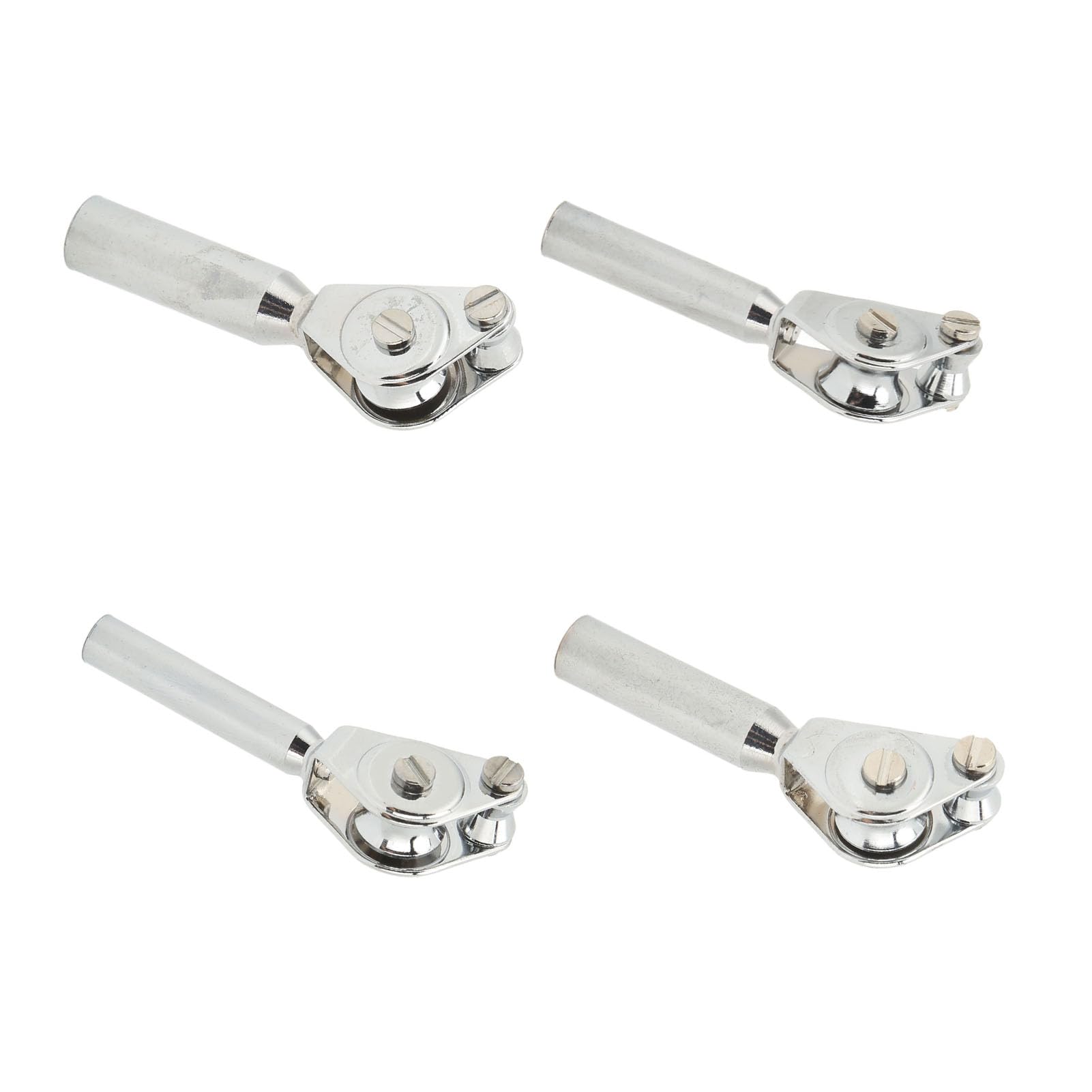 HERCHR Aluminium Alloy Fishing Roller Guide Tip Top Fishing Pole Rod Double Pulley Guide Rod Tip Guide for Sea Boat Fishing Trolling(7mm) 3