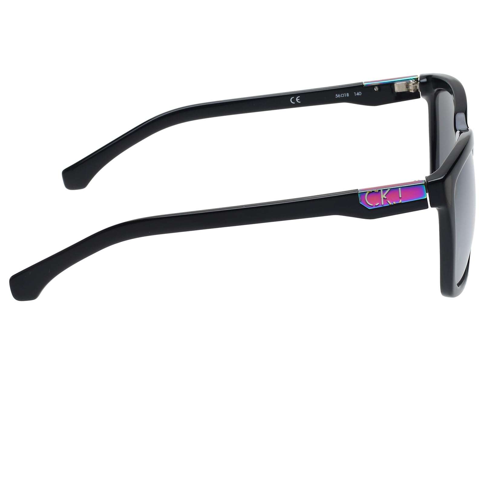 Calvin Klein Jeans Mirrored Square Unisex Sunglasses Jeans 750 001 56 S|56|Silver Color 3