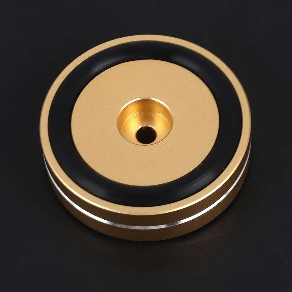 East buy Feet Pad, Aluminum Alloy Audio Amplifier Feet Pad Speaker HiFi Isolation Damper Pad,(Golden) 6