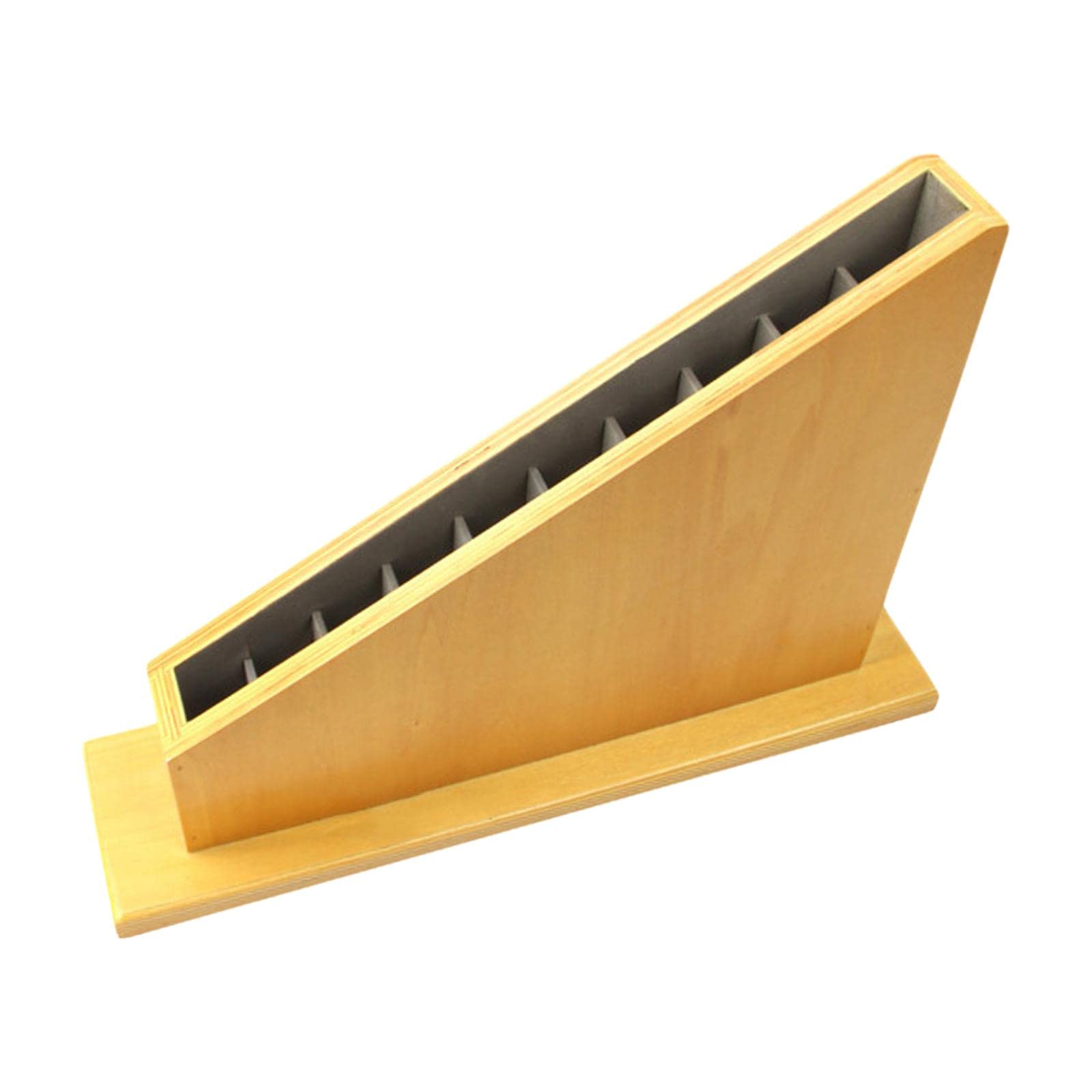 Colaxi Wooden Montessori Rods Stand Mathematics Tools Learning Bars Educational Toys Sensorial Materials Red Blue Long Sticks Base for Homeschool 1