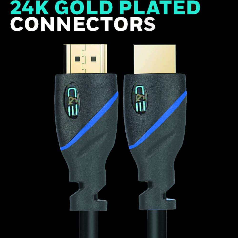 C&E CNE71375 (15 Feet/4.5 Meters) High Speed HDMI Cable Male to Male with Ethernet and Audio Return (Black) 4