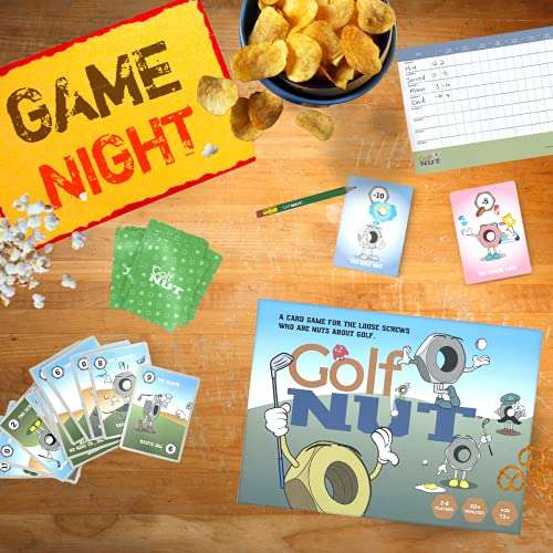 Golf Nut New - 2021 Original Card Game for The Whole Family | Fun for All Ages | Perfect Holiday, Xmas Gift or Stocking Stuffer! 3